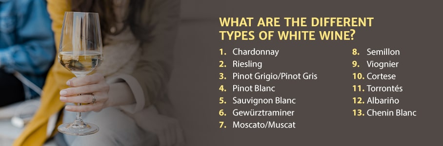 What Are the Different Types of White Wine?