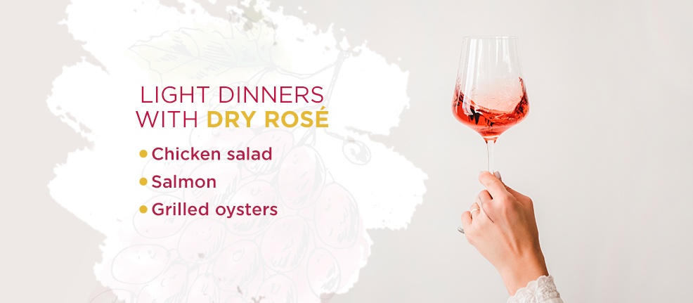 Light Dinners With Dry Rosé