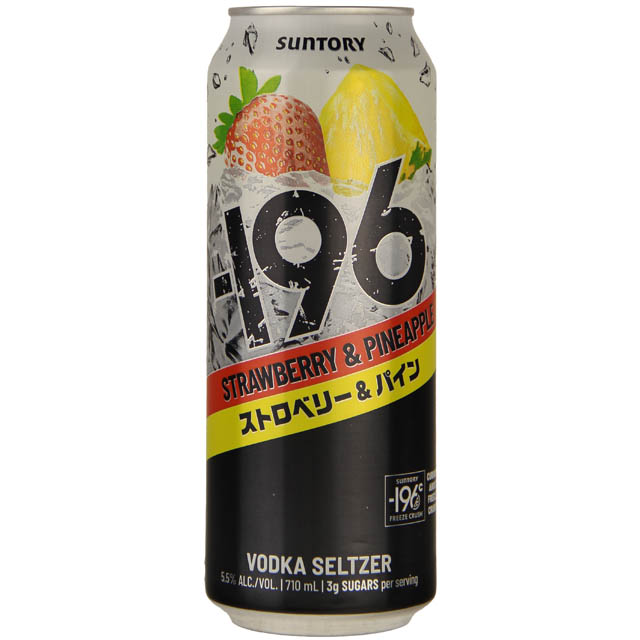 Suntory -196 Strawberry & Pineapple Vodka Seltzer / 700mL