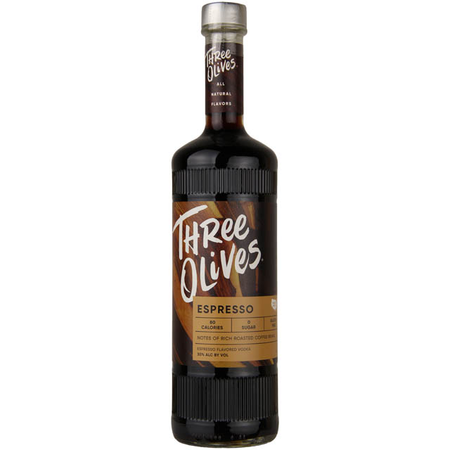 Three Olives Espresso Flavored Vodka / Ltr Marketview Liquor