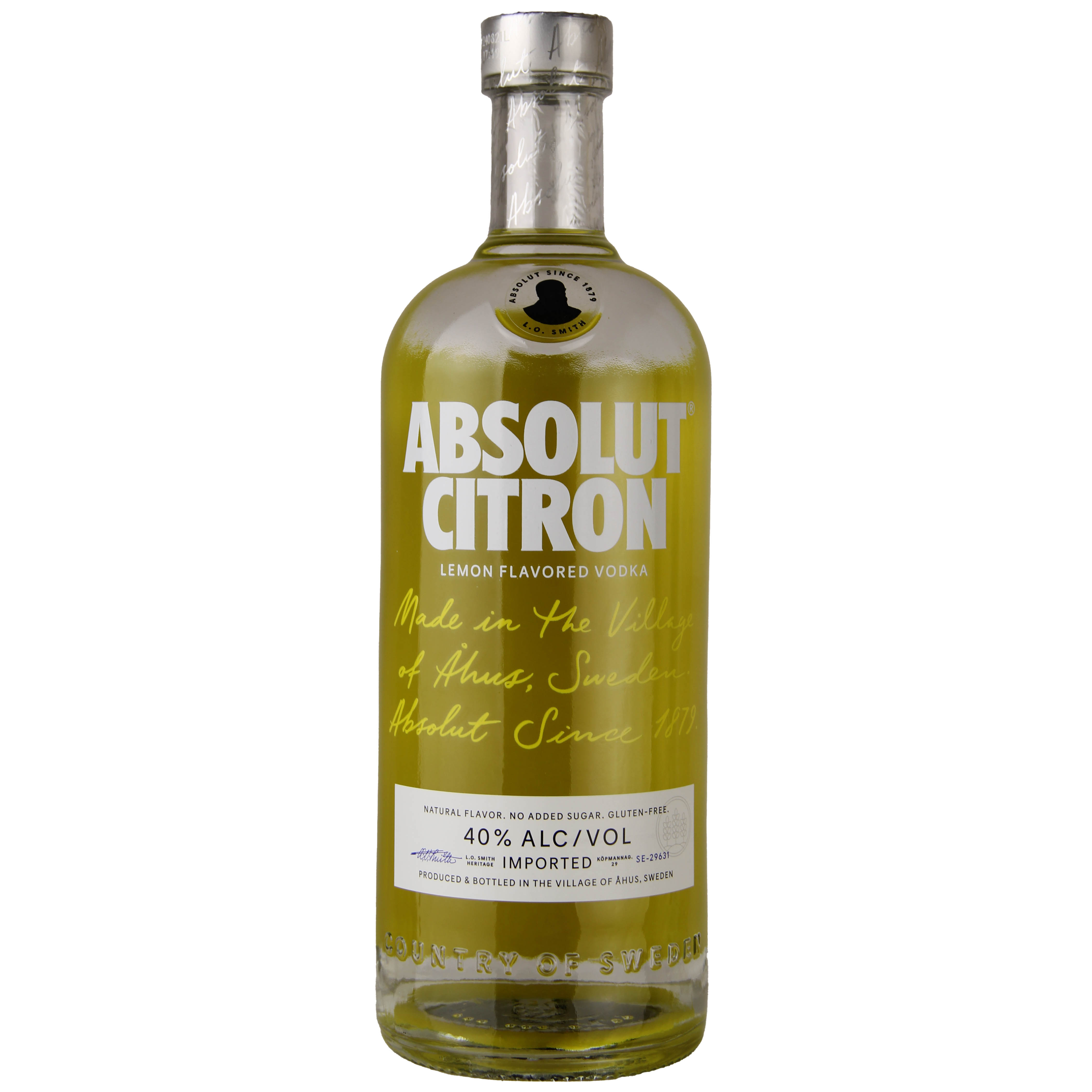 Absolut Citron Flavored Vodka / Ltr Marketview Liquor
