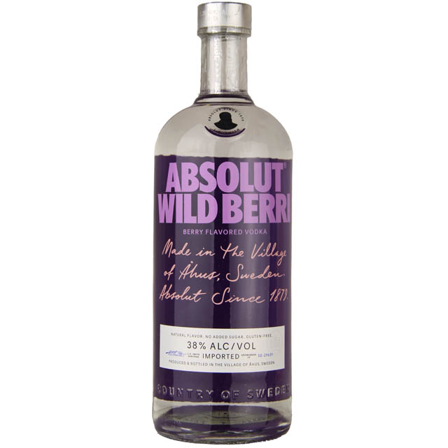 Absolut Wild Berry Flavored Vodka / L - Marketview Liquor