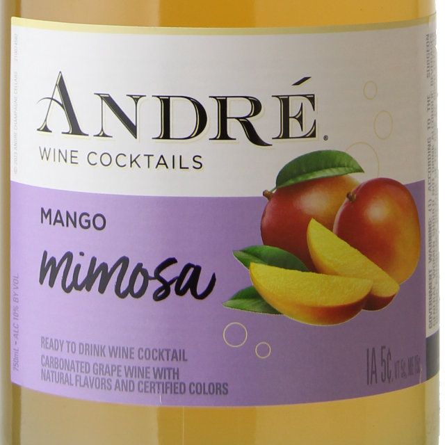 Andre Mimosa Pineapple Sparkling Wine Cocktail, 750ml Glass Bottle
