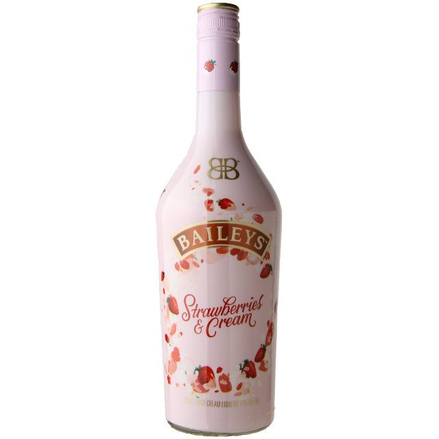 Baileys 'Strawberries & Cream' Irish Cream Liqueur 750ml :: Cordials &  Liqueurs