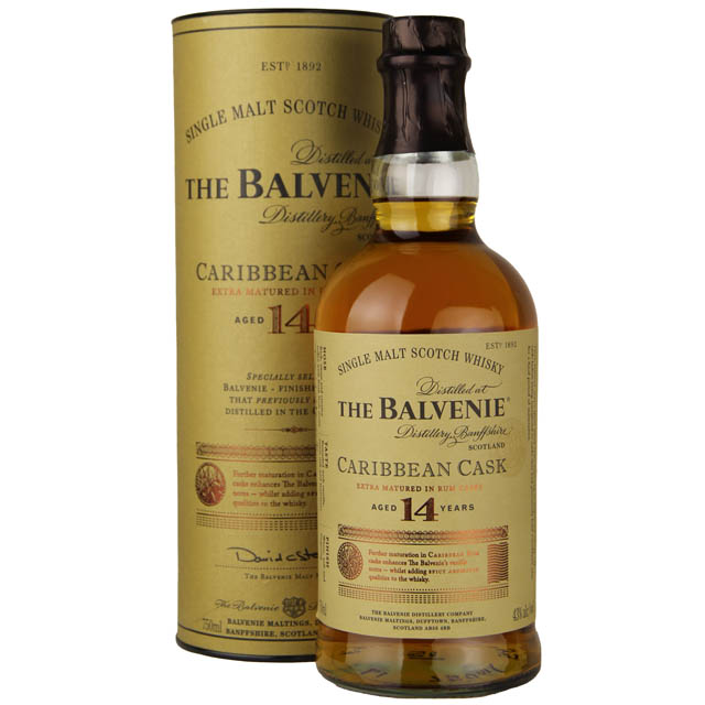 Balvenie 14 Year Caribbean Cask Single Malt Scotch Whisky / 750 ml