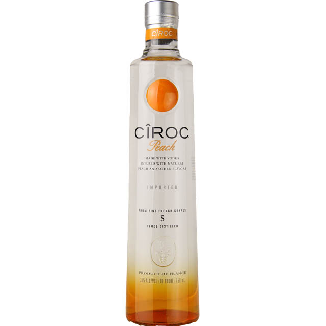 Ciroc Peach Flavored Vodka / 750mL Marketview Liquor