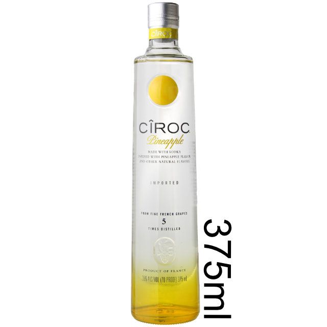 Bliver værre investering pendul Ciroc Pineapple Flavored Vodka - (Half Bottle) / 375ml - Marketview Liquor