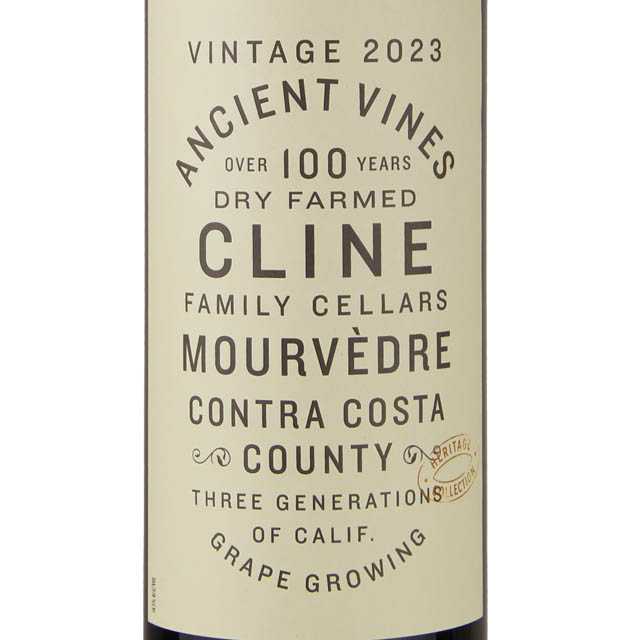 【古酒・未開栓】　St.James's　VERY OLD 760ml Cline Ancient Vines Mourvedre / 750 ml - Marketview Liquor