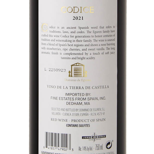 Codice Red La Tierra de Castilla / 750 ml - Marketview Liquor