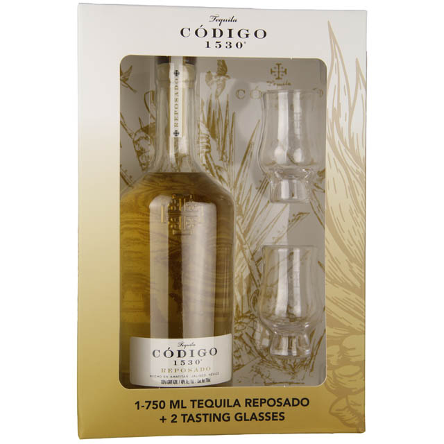 PATRÓN レポサド テキーラ 750ml 2本セット Patron Reposado Tequila Gift Set with 2 Rocks Glasses / 750 ml