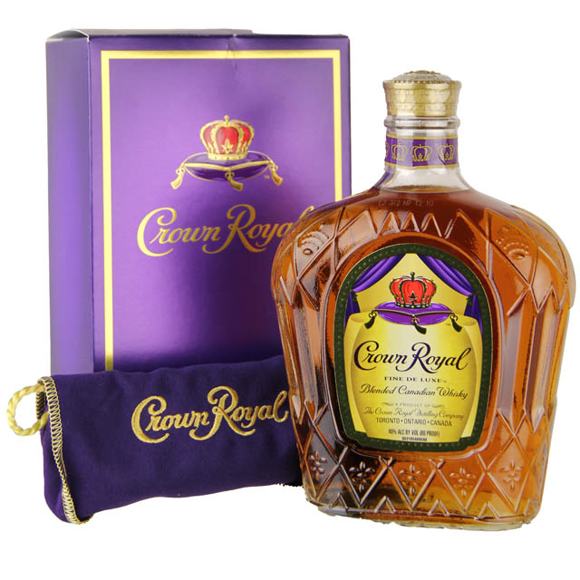 Crown Royal Fine De Luxe Blended Canadian Whisky, 750 mL, 40% ABV