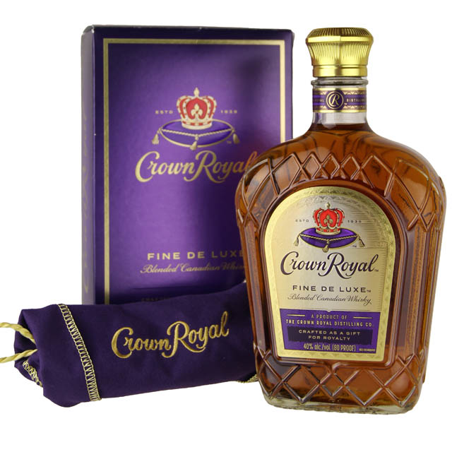 Crown Royal Fine De Luxe Blended Canadian Whisky, 750 mL, 40% ABV