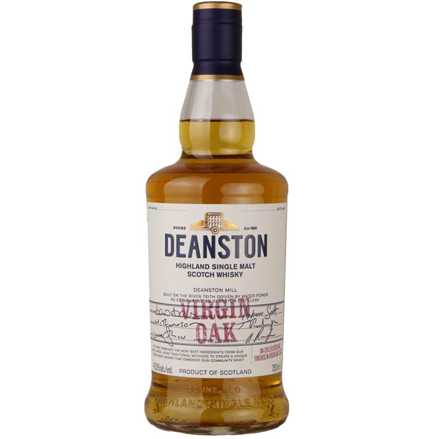 Deanston Virgin Oak Single Highland Malt Scotch Whisky / 750 ml