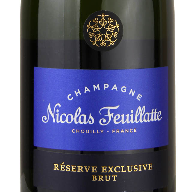 Nicolas Feuillatte オーガニック シャンパン 750ml Nicolas Feuillatte Reserve Exclusive Brut - Premier Champagne