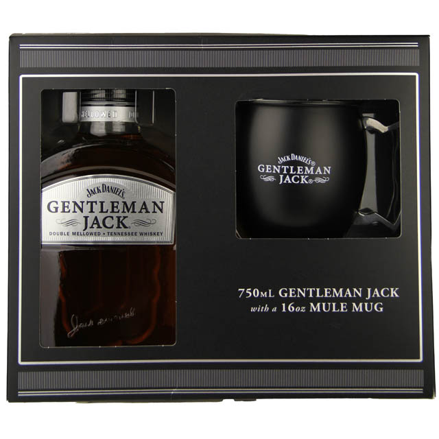 Gentleman Jack Tennessee Whiskey Gift Set with Mule Mug / 750 ml