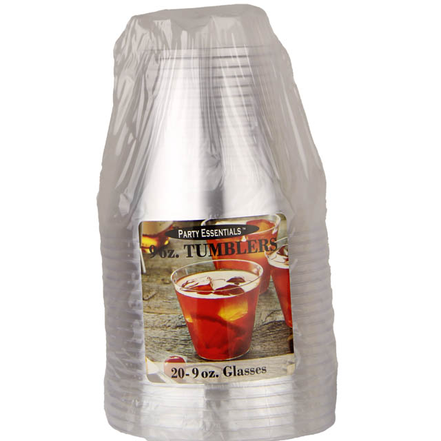 Disposable Plastic Tumblers -9oz - Marketview Liquor
