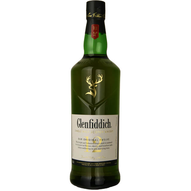 Glenfiddich 12yr Single Malt Scotch Whisky / Ltr - Marketview Liquor