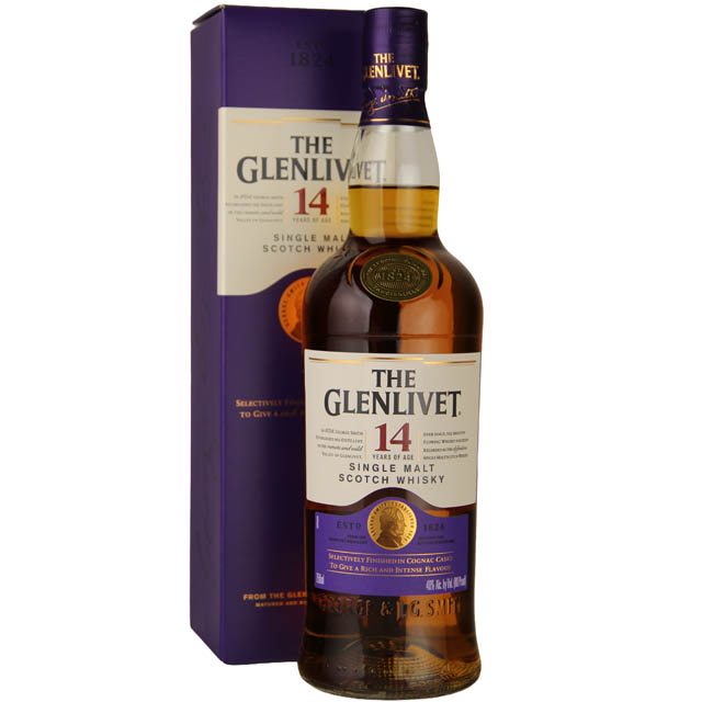 Glenlivet 14yr Cognac Cask Selection Single Malt Scotch Whisky