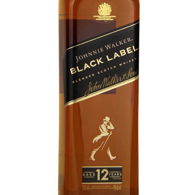 Johnnie Walker Black Label Blended Scotch Whisky Gift Set with