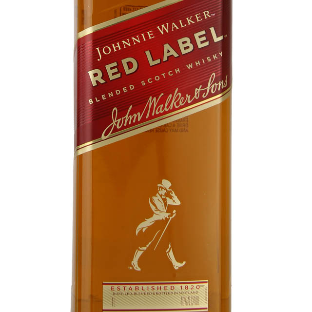 Johnnie Walker Black Label Blended Scotch Whisky / Ltr