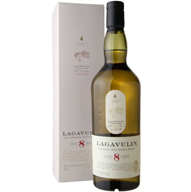 Lagavulin Scotch 8yr Malt Single Whisky / Marketview 750 - Islay ml Liquor