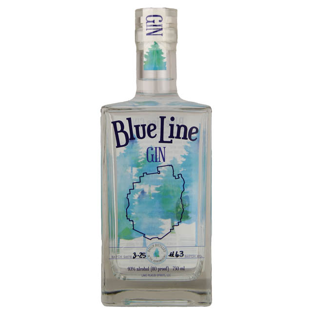 Lake Placid Distilling Blue Line Gin / 750mL - Marketview Liquor