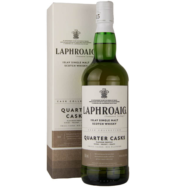 Laphroaig Quarter Cask Single Malt Scotch Whisky / 750 ml