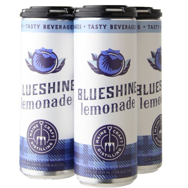 Maine Craft Distilling Blueshine Lemonade 4 packs / 4355mL
