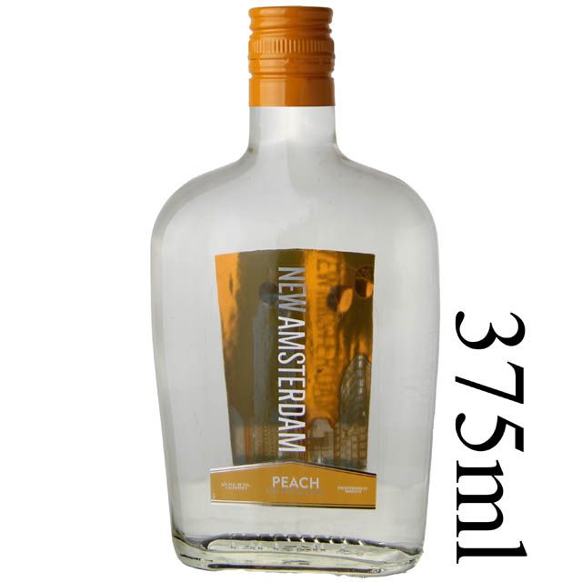 New Amsterdam Peach Flavored Vodka (Half Bottle) / 375mL Marketview