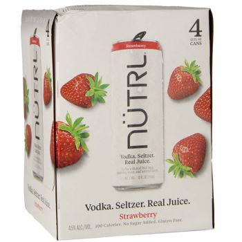 Nutrl Vodka Pineapple Seltzer 4 Pack / 4-355mL - Marketview Liquor