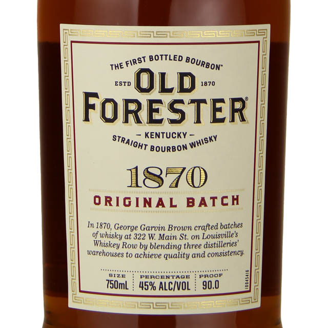 Old Forester 1920 Prohibition Style Kentucky Straight Bourbon