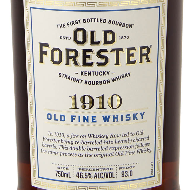 Old Forester 1910 Kentucky Straight Bourbon Whisky / 750 ml