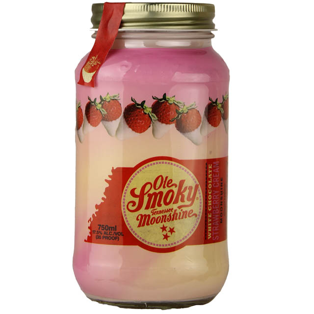 Ole Smoky Tennessee Moonshine White Chocolate Strawberry Cream / 750 ml Marketview Liquor