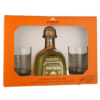 Patron Silver Tequila Gift Set / 750 ml - Marketview Liquor