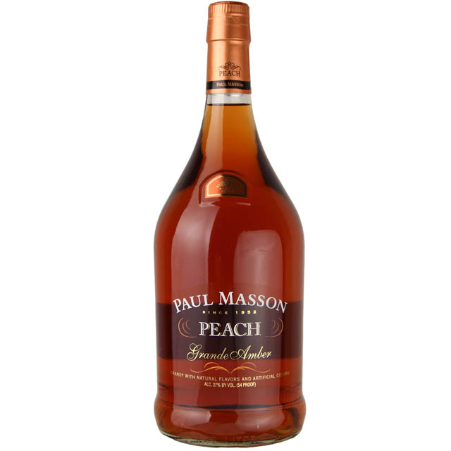 Paul Masson Grande Amber Peach Brandy / 1.75 Ltr Marketview Liquor