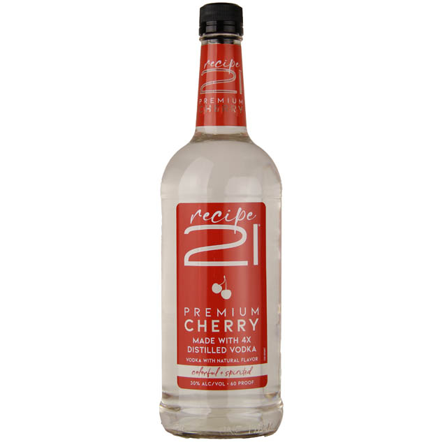 Recipe 21 Cherry Flavored Vodka / Ltr Marketview Liquor