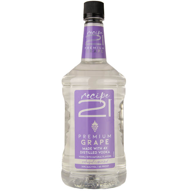 Recipe 21 Grape Flavored Vodka / 1.75 Ltr Marketview Liquor