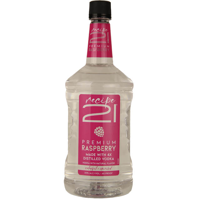 Recipe 21 Raspberry Flavored Vodka / 1.75L - Marketview Liquor