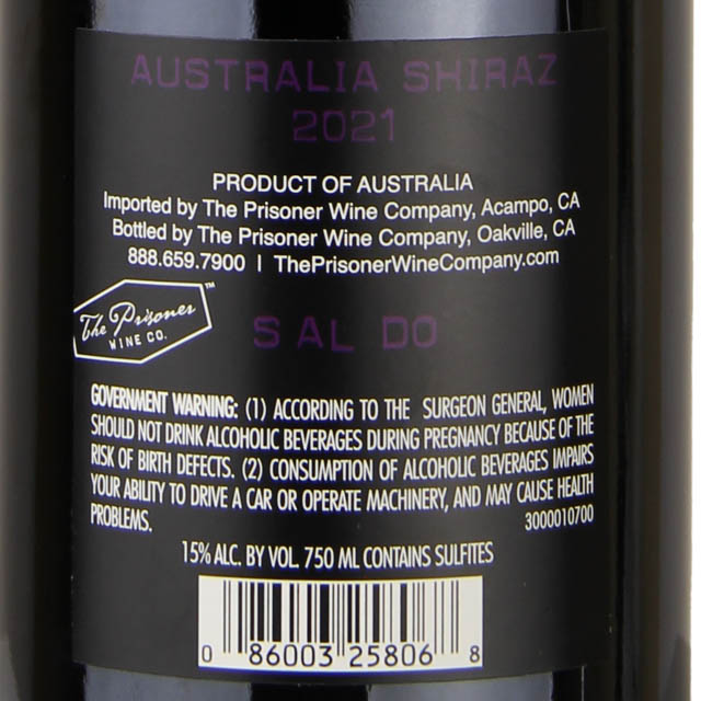 Glaetzer Amon Ra Shiraz / 750 ml - Marketview Liquor