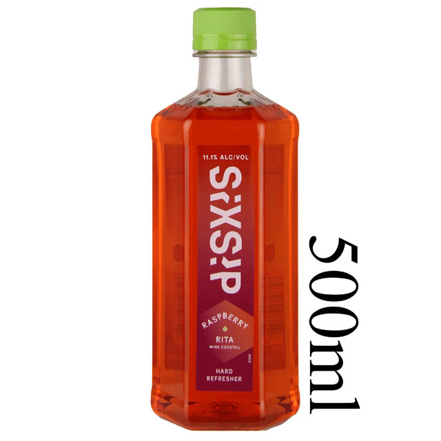 Sixsip Raspberry Rita Wine Cocktail / 500mL - Marketview Liquor