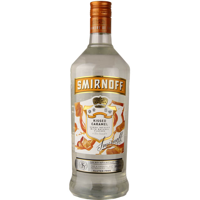 Smirnoff Kissed Caramel Flavored Vodka / 1.75 Ltr Marketview Liquor