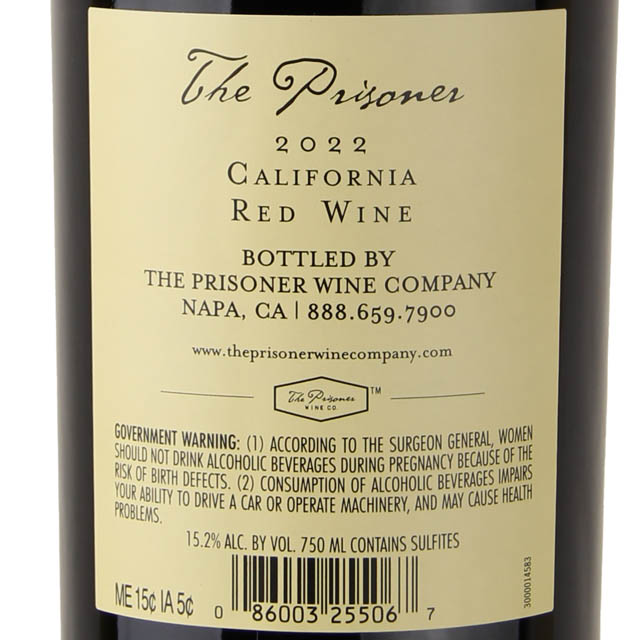 The Prisoner Red / 750 ml - Marketview Liquor