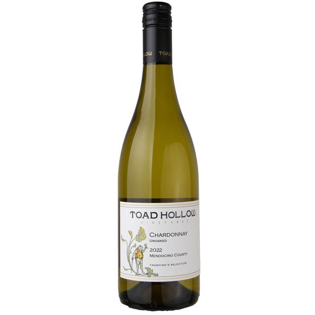 Toad Hollow Francine's Selection Unoaked Chardonnay 750 ml