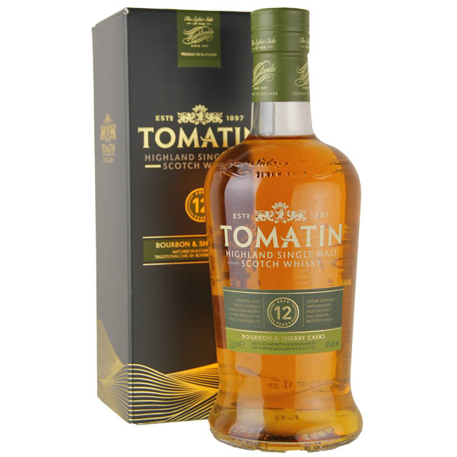 Tomatin 12 Yr Single Highland Malt Scotch Whisky / 750 ml