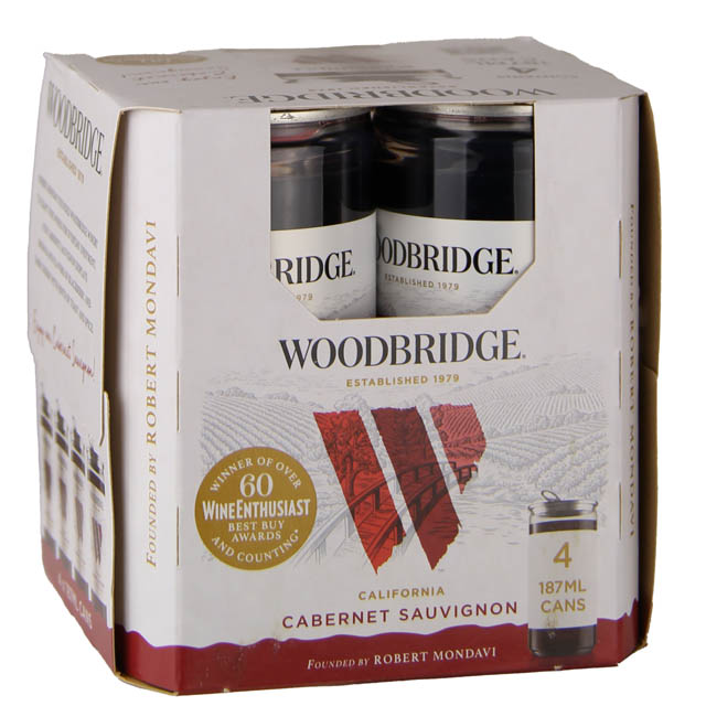 Woodbridge by Robert Mondavi Cabernet Sauvignon 4 Pack Cans / 4
